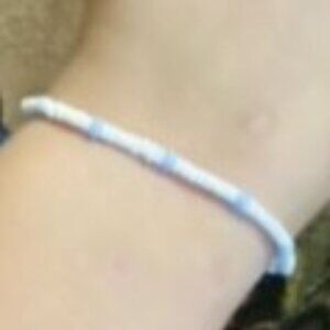 White and Purple Bracelet